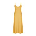 thumbnail image 4 of Wiyuqeen Robes d'Invitée de Mariage pour Femmes, Robe Maxi à Bretelles Spaghetti Ajustables, Col en V, Broderie Oeillets, Robe d'Été, Robes de Plage Unies, 4 of 6