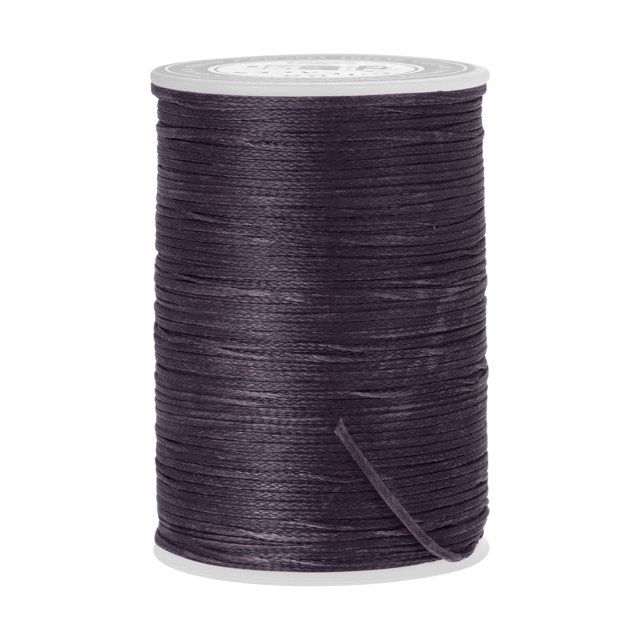 Unique Bargains Fil à Coudre en Cuir Ciré en Polyester Violet Foncé, 98 Yards