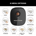 thumbnail image 4 of Salton 12-Cup Micom Multifunction Digital Rice Cooker | Fuzzy Logic Technology | Perfect for Rice, Quinoa, Oats | Turbo Fan | 3L Capacity & Accessories Included (RC2126BK), 4 of 9