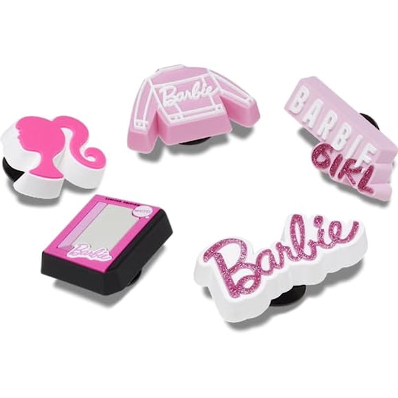 Crocs Jibbitz Barbie 5 Pack Shoe Charms | Jibbitz for Crocs