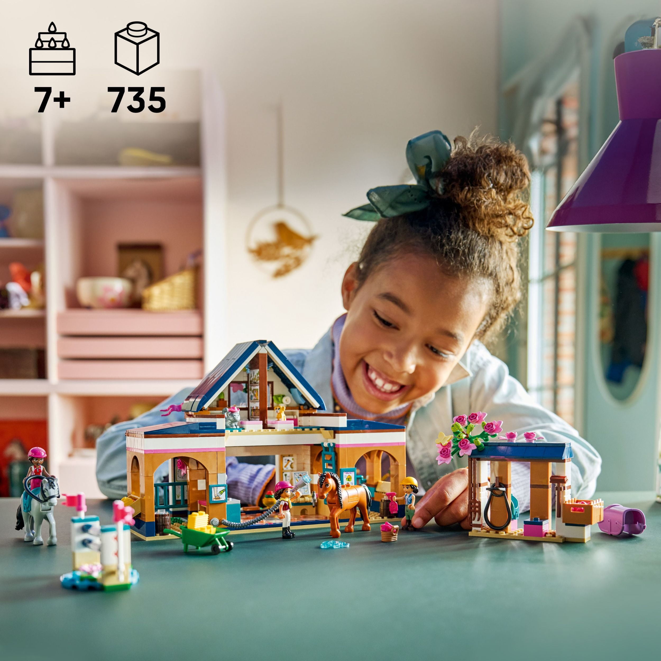 LEGO Friends L’Écurie et l’École d’Équitation – Ensemble de Jouet – 42688