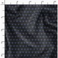 thumbnail image 2 of Soimoi Gray polyester Crepe Fabric Fleur_de_lis Damask Printed Fabric 1 Yard 42 Inch Wide, 2 of 6