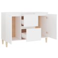 thumbnail image 2 of vidaXL Sideboard White 101x35x70 cm Engineered Wood, 2 of 4