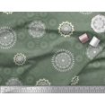 thumbnail image 2 of Soimoi Poly Georgette Fabric Mandala Ethnic Print Sewing Fabric Yard 52 Inch Wide, 2 of 3