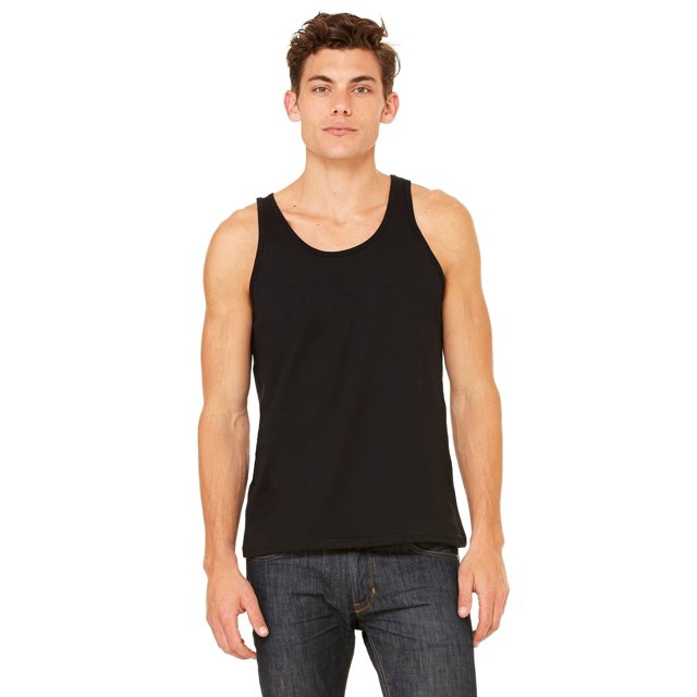 Bella + Canvas Débardeur Unisexe - Noir - TG
