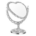 thumbnail image 2 of MasteelfCA Retro Heart Shape Makeup Mirror for Dresser Vanity Desktop Bathroom Bedroom, 2 of 8