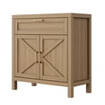 thumbnail image 4 of GloryStar Buffet Cabinet Sideboard Console with Storage Credenza Table with 2 Doors Adjustable Shelf Coffee, 4 of 6