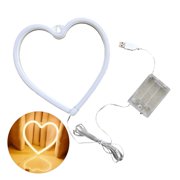 LED Light Decorative Battery/USB Dual Powered Attractive Party Home Decor Heart Shape LED Light