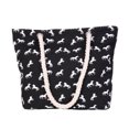thumbnail image 1 of Canvas Tote Bags with Zipper Beach Bag White Print Horse Pattern Summer Large Beach Tote Bag Travel Canvas Handbag Zipper Closure Shoulder Bag Large Canvas Tote Bag Canvas Bags with Handles, 1 of 5