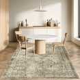 thumbnail image 2 of HOMERRY Area Rug 5' x 7' Tribal Rug for Living Room Washable Rug Stain Resistant Non-Shed Carpet Geometric Print Low Pile Mat, Taupe, 2 of 5