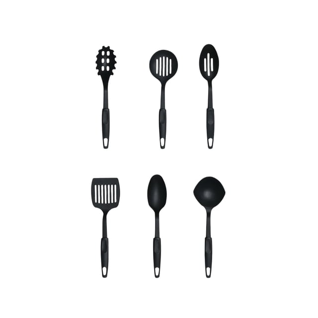 SLYNSHome Cooking Utensils Set of 6,Silicone Kitchen Utensils Non-stick Cookware and Heat Resistant Kitchen Gadget