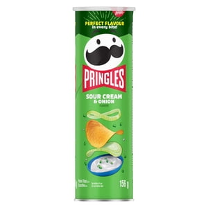 Pringles Sour Cream & Onion Flavour Potato Chips 156 G