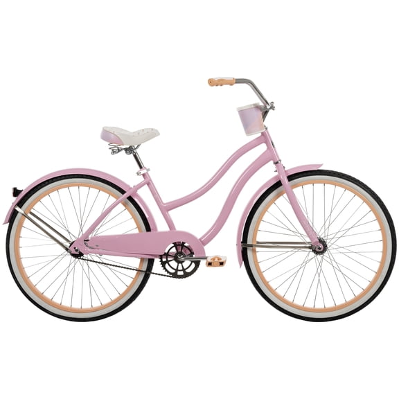Vélo cruiser Huffy Good Vibrations 26 po, convient aux cyclistes de 60 po et plus, rose, femmes