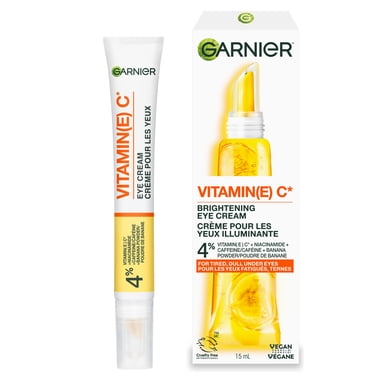 Garnier Crème pour les Yeux à la Vitamine C, Crème pour les Yeux Illuminante