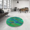 thumbnail image 4 of Ahgly Tapis Rectangulaire Lavable en Machine Intérieur Vert Printemps Transitionnel, 2 Pieds x 3 Pieds, 4 of 7