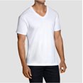 thumbnail image 3 of MENS 6 PACK CLASSIC V-NECK T-SHIRTS - WHITE, M, Assorted, 3 of 3