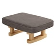 thumbnail image 3 of HLONK Foot Rest with Wooden Legs Small Ottoman  Multifunctional  Decorative Rectangle Step Stool Padded Foot Stool for Guest Room Bedroom Couch dark gray, 3 of 8