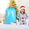 thumbnail image 3 of MesaSe 3Pcs Gift Packing Bag Large Capacity Space-saving Reusable Plastic Merry Christmas Santa Claus Gift Bag for Home, 3 of 8