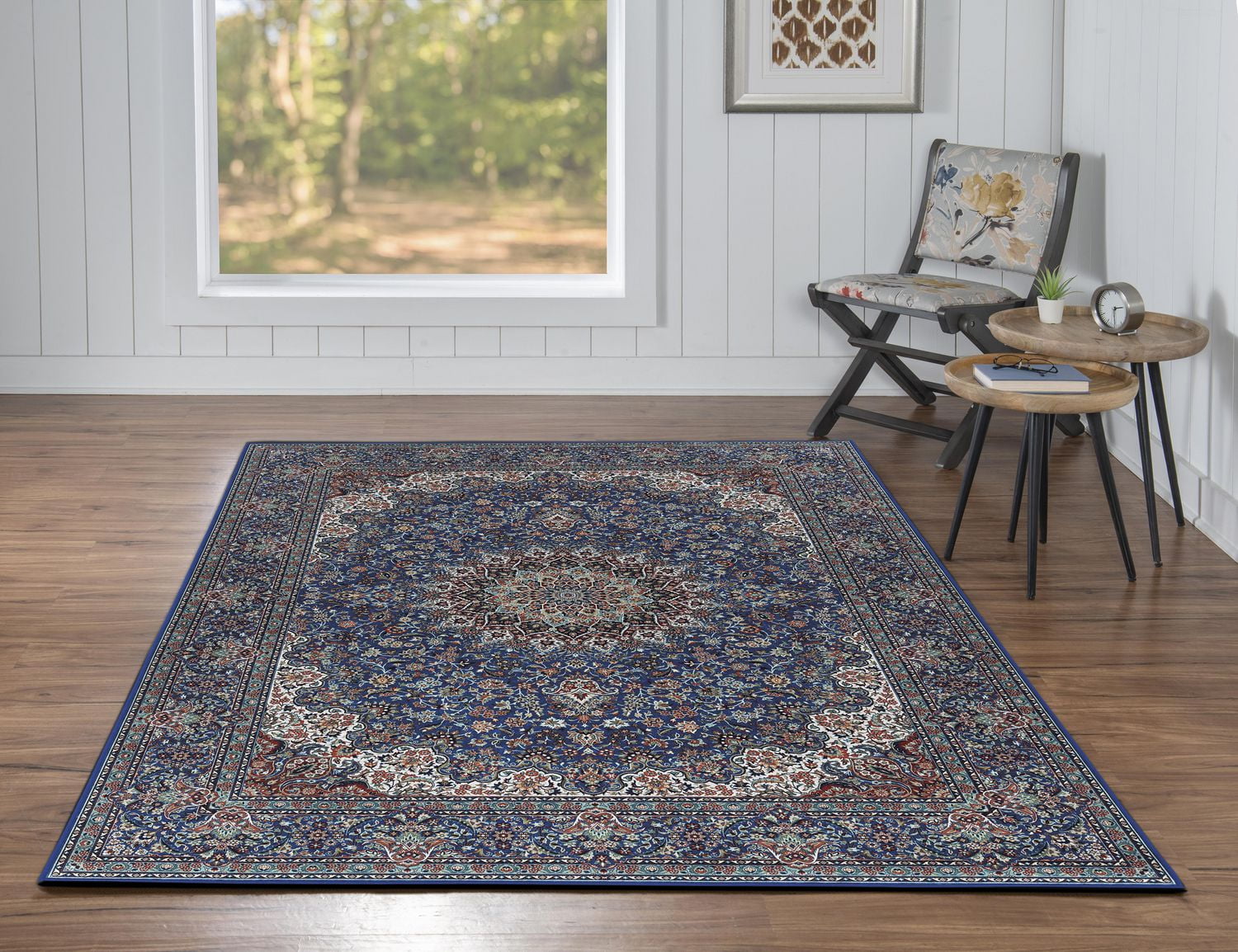 Tapis Emerald Tyler lavande & gris 5 po x 7