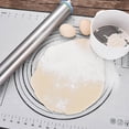 thumbnail image 3 of WIFKLSIIPG Adjustable Thickness Rolling Pin 2025 Upgraded Rolling Pin and Silicone Baking Mat Set Stainless Steel Rolling Pins with Adjustable Thickness Rings for Baking Fondant Pizza Cookies, 3 of 5