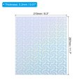 thumbnail image 2 of Unique Bargains A4 Holographic Cardstock, 20 Pack Metallic Iridescent Mirror Paper Sticker Foil Board, Style 2, 2 of 6