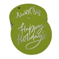 thumbnail image 1 of Inkdotpot Silver Foil Paper Hang Tags Happy Holiday Favor Tags 50 Pieces, 1 of 1