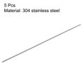 thumbnail image 2 of Unique Bargains Tige Entièrement Filetée M3 x 250 mm en Acier Inoxydable 304, Filets à Droite, Lot de 5, 2 of 4