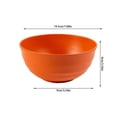thumbnail image 3 of Natural Wheat Fiber Cereal Bowl | Large 19.5x9cm | Dishwasher & Microwave Safe | Stackable & Unbreakable | For Soup, Oatmeal, Pasta & Ice Cream, 3 of 5