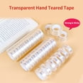 thumbnail image 4 of Graflsoa 1.2cm Hand-Tear Transparent Adhesive Tape for Students & Office Use, 30Y Length, 12 Rolls, Durable BOPP Material, Easy to Carry & Store, 4 of 6