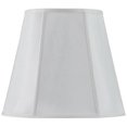 thumbnail image 1 of Cal Lighting SH-8107-16-WH 16 in. Vertical Piped Deep Empire Shade, White, 1 of 1