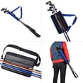thumbnail image 4 of thinsony Sac de Club de Golf Porte-Sac Bandoulière Réglable Clubs Sac Bandoulière Étui Pochette Entraînement de Conduite Entraînement Organisation Cadeaux Rouge, 4 of 4