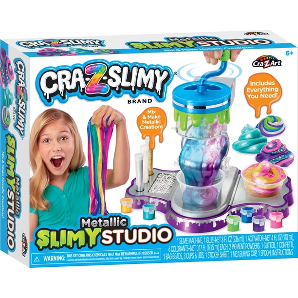 Cra-Z-Art Cra-Z-Slimy Multicolor Metallic Slime Studio, Slime