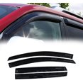 thumbnail image 1 of GFDYREE JJ 94383 For 2013-2018 Escape Dark Smoke Wind Sun Rain Guard Vent Shade Deflector Window Visors Out Channel Style, 1 of 3