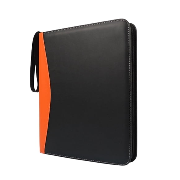 Esquirla 9 Pockets Trading Picture Binder for Folder Card Collection Card Football Play C orange