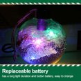 thumbnail image 2 of 6Pcs Shining Christmas Balls With LED Light Pendants Refillable Ball Christmas Tree Hanging Ball Ornaments For Party, 2 of 8