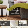 thumbnail image 4 of Outsunny Chaise Longue de Patio Pliable avec Dossier Réglable à 5 Niveaux, Gris, 4 of 10
