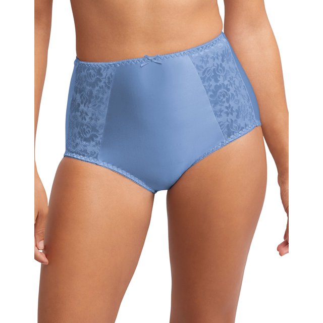 Bali Womens Double Support Brief, 9, Lightest Blue