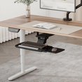 thumbnail image 4 of Keyboard Tray Under Desk, Adjustable Keyboard Tray with Mouse Platform, 18.3" W x 9.4" D (Only Tray) Black, Heavy-Duty, 4 of 5