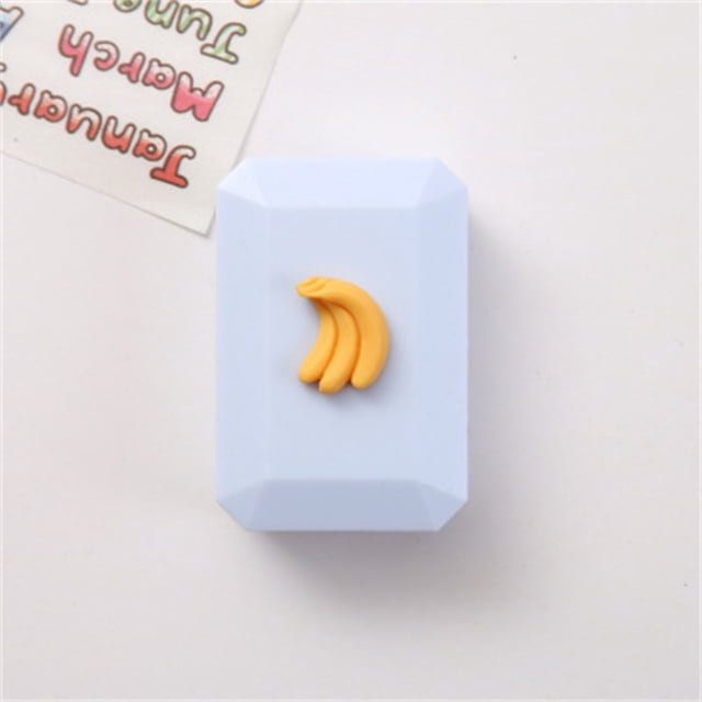 Xihbxyly Travel Outdoor Cute Mini Fruit Shape Storage C^ontact L^ens Case Mirror Box Container Clearance Items