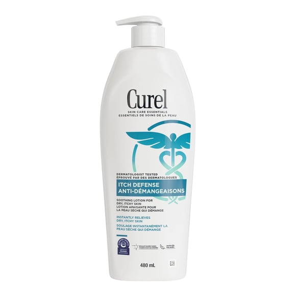 Curel® Itch Defense® Calming Lotion, Moisturizer for Dry, Itchy, Eczema-Prone Skin, 480mL
