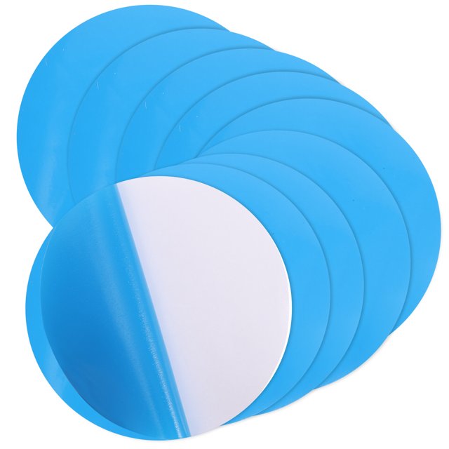 10 Pcs Patch de Réparation en PVC Patch de Réparation pour Anneau de Natation Patch de Piscine en Vinyle Patch pour Bateaux Gonflables Patch pour Jouets