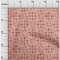 thumbnail image 1 of oneOone Rayon Peach Fabric Geometric Texture Fabric For Sewing Printed Craft Fabric By The Yard 56 Inch Wide, 1 of 5