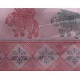 thumbnail image 4 of oneOone Georgette Viscose Fabric Floral & Elephant Block Printed Craft Fabric BTY 42 Inch Wide, 4 of 4