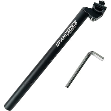 Upanbike Tige de Selle de Vélo φ 25.4/27.2/28.6/30.9/31.6 mm, Longueur 13.8 Pouces (350 mm) Tige de Selle de Bicyclette en Alliage d'Aluminium ( φ 25.4 mm)