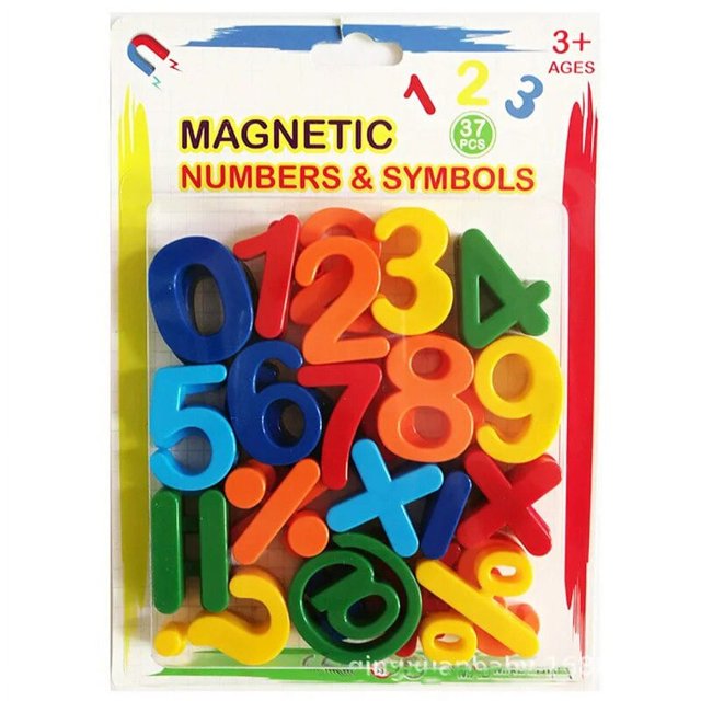 26pcs Magnetic Learning Alphabet Letters Plastic Refrigerator Stickers Toddlers Kids Learning Spelling Counting Educational Toys 37 Digits