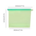 thumbnail image 1 of Rbaofujie Plastic Storage Bins Fresh-Keeping Bag Portable Self Sealing Bag Sealing Bag Food Storage Bag Rice Container, 1 of 4