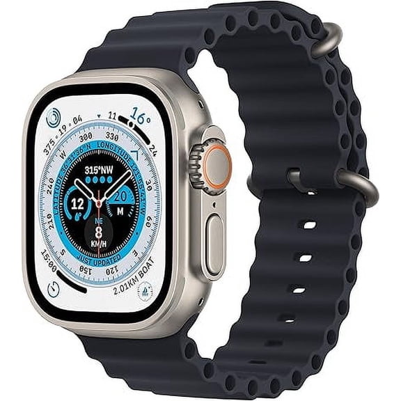Restored Apple Watch Ultra 2 (GPS + Cellular) 49mm Titanium Case, Next-level adventure Small / Medium 130-180mm Open Box