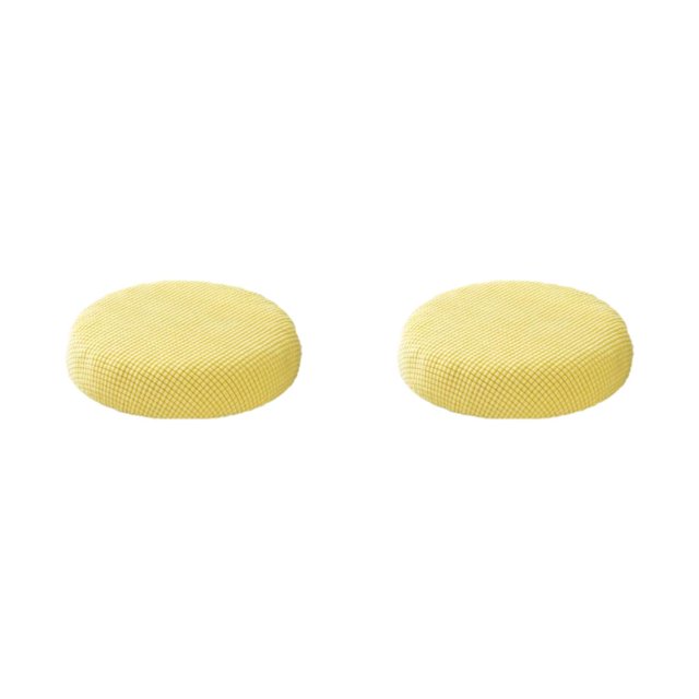 relayinert Round Cushion Mildly Waterproofed For Relaxation Mild Waterproofing Seat Covers yellow 2Set