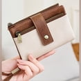 thumbnail image 4 of JFHHQ Men's Korean Style Vertical PU Leather Wallet Slim Bifold with Double Loose and Multiple Functional Card Slots One Size Grey, 4 of 7