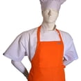 thumbnail image 4 of Chefskin Ensemble de Chef Adulte ORANGE (Apron+chapeau) Ajustable, Tissu Ultra Lite, 4 of 4